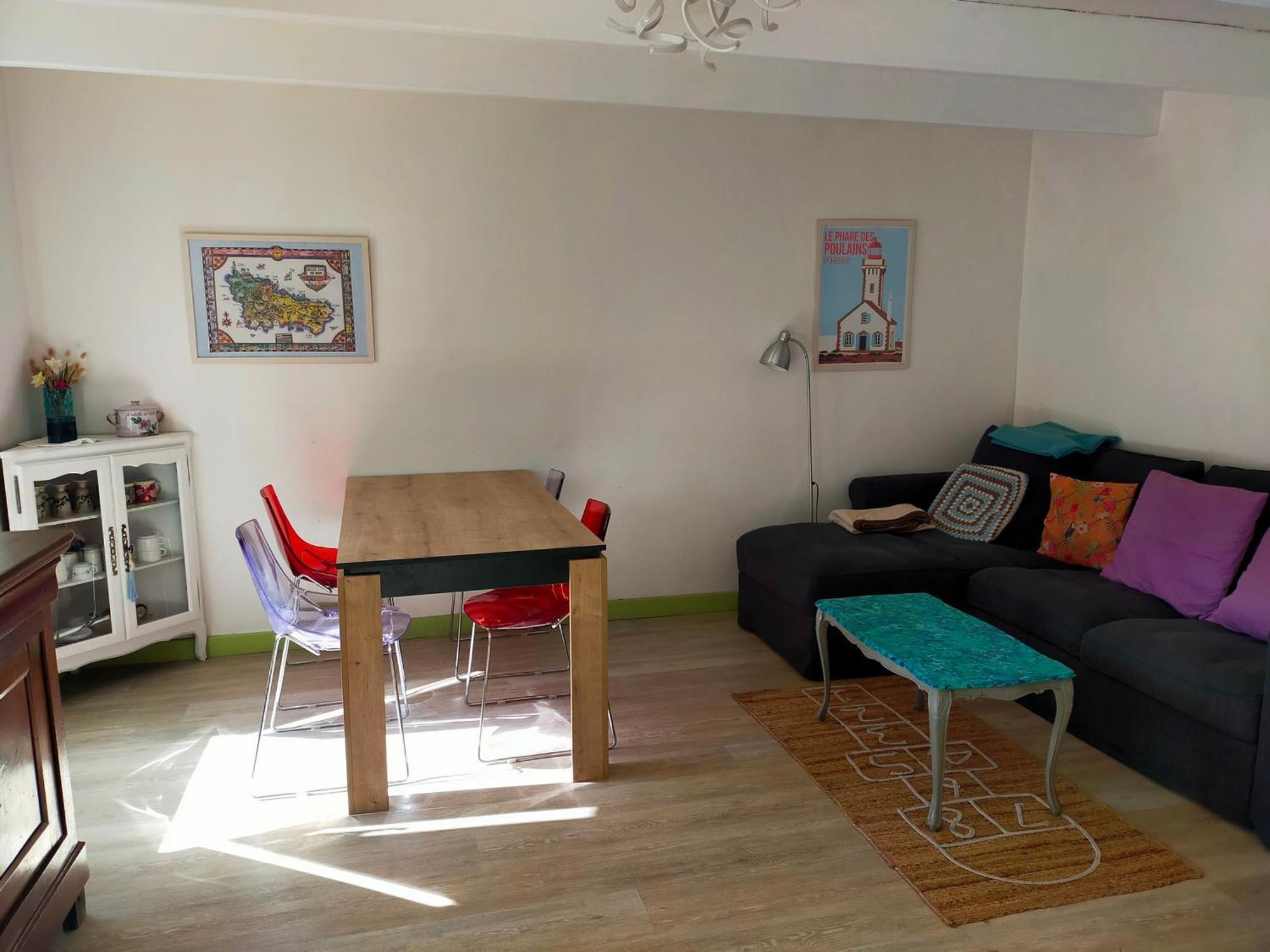 Maison Cosy Avec Jardin, Centre De Sauzon, 200M Du Port, 3 Chambres, Wifi, Terrasse Et Barbecue - Fr-1-418-211 Exterior foto